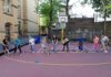 Outdoor Floorball AG Floorball Outdoorfeld Florarealschule (Quelle: www.sportspartnership.de)