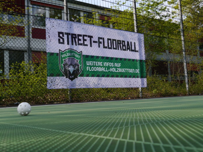 DJK Holzbüttgen - Training 2 Street Floorball Outdoorfeld