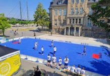 Street Floorball Tour in Düsseldorf