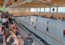 ENG-B-02 Wahlleistung: Bandenelement Center Sporthalle Gesamtschule Büttgen 1460x450mm