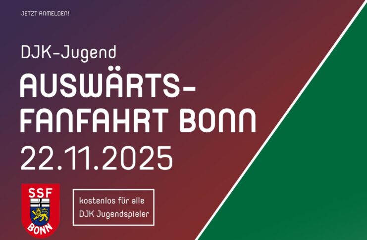 DJK Jugend- und Fanfahrt zum SSF Bonn am 22.11.2025