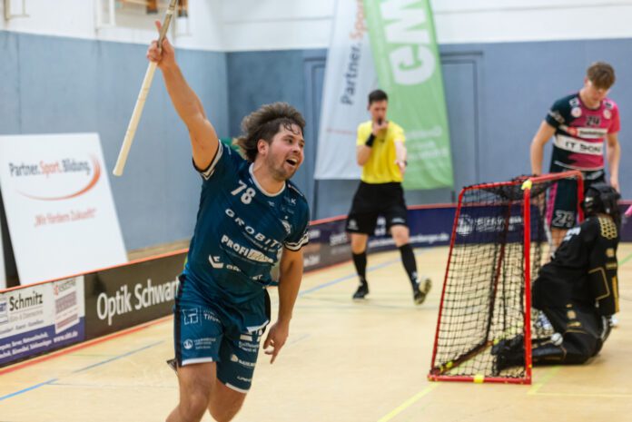 #78 Joona Heiskanen feiert sein Golden Goal (Foto: Andreas Klüppelberg)
