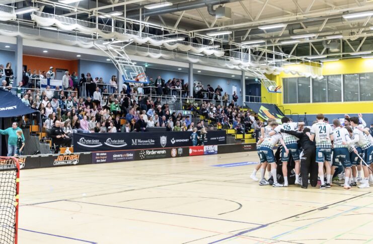 1. Floorball-Bundesliga: Heimspiele der Saison 2026/27 Volle Hütte in der Stadtparkhalle (Foto: A. Klüppelberg)