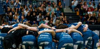 DJK Holzbüttgen sichert Playoffs – Drama-Sieg gegen Chemnitz, Dämpfer gegen Dresden Volle Hütte, volle Konzentration (Foto: Rene Thönnißen)