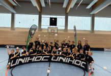 Floorballspaß im U9/U11 FLOC26 Ostercamp